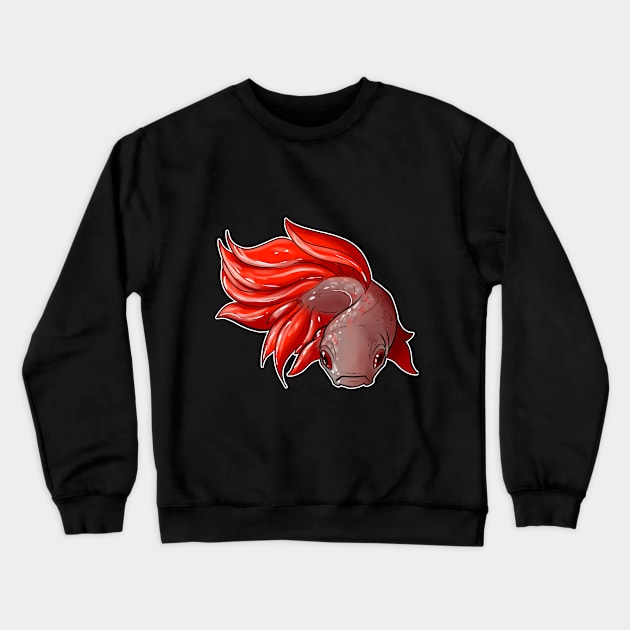 Betta Fish Crewneck Sweatshirt by Madorax